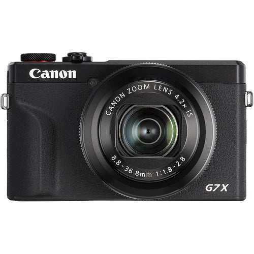 Canon PowerShot G7 X Mark III Digital Vlogging Camera (Black) | 4K Video, 20.1MP, Wi-Fi & Bluetooth | Point & Shoot Camera for YouTube & Content Creators