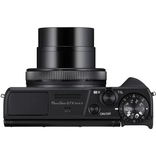 Canon PowerShot G7 X Mark III Digital Vlogging Camera (Black) | 4K Video, 20.1MP, Wi-Fi & Bluetooth | Point & Shoot Camera for YouTube & Content Creators