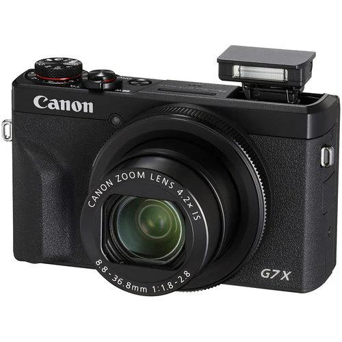 Canon PowerShot G7 X Mark III Digital Vlogging Camera (Black) | 4K Video, 20.1MP, Wi-Fi & Bluetooth | Point & Shoot Camera for YouTube & Content Creators